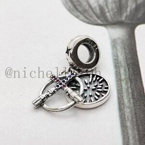 Pandora Star Wars Lightsaber Double Dangle Charm